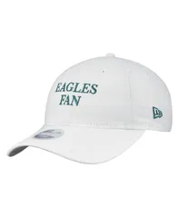 ニューエラ レディース アクセサリー 帽子 New Era Womens White Philadelphia Eagles Team Fan 9TWENTY Adjustable Hat White ホワイト