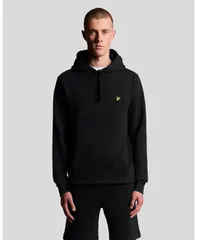 ライルアンドスコット メンズ アウター パーカー・スウェット Lyle Scott Mens Long Sleeve Pull Over Hoodie Jet black ブラック