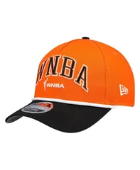 ニューエラ メンズ アクセサリー 帽子 New Era Mens Orange WNBA Gear Bold Arch COOLERA 9FORTY AFrame MCrown Adjustable Hat Orange Black ブラック