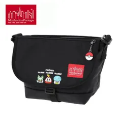 【新品】 Manhattan Portage マンハッタンポーテージ ポケモン コラボ 25 MP1605JRFZPPKMN25 BLK Nylon Messenger Bag JR Pok?mon Paldea メッセンジャーバッグ ショルダー black 