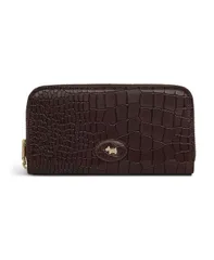 ラドリー ロンドン レディース アクセサリー 財布 Radley London Heath Crescent Croc Zip Around Wallet Dark Brown ブラウン