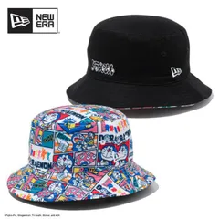 【新品】 ニューエラ バケット01 リバーシブル ドラえもん コミック ブラック バケットハット ユニセックス NEWERA BUCKET-01 RV DORAEMON (260211)