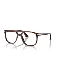 ペルソル レディース アクセサリー サングラス・アイウェア Persol Unisex Aviator Greta Eyeglasses PO3329V Havanaのサムネイル