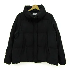 アズールバイマウジー 中綿ジャケット ジャンパー アウター レディース Mサイズ ブラック AZUL by moussy 【中古】