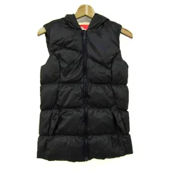 プーマ ダウンベスト ジャケット アウター スポーツウエア レディース Mサイズ ブラック PUMA 【中古】