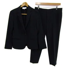 アンタイトル スーツ セットアップ 上下セット ジャケット パンツ 日本製 レディース 3サイズ ネイビー UNTITLED 【中古】
