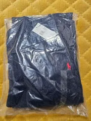 POLO RALPH LAUREN ポロラルフローレン ネイビー ケーブル ハーフジップアップニット XL 新品