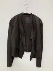 Rarvtus レザージャケット 36 ブラック
