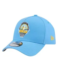 ニューエラ メンズ アクセサリー 帽子 ロゴ New Era Mensky Blue Chicago Sky Core Logo AFrame 9FORTY Adjustable Hat Light Blue ブルー
