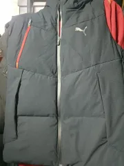 プーマ 新品 ブラック ダウン ベスト s