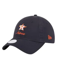 ニューエラ レディース アクセサリー 帽子 New Era Womens Navy Houston Astros Preppy Team 9TWENTY Adjustable Hat Navy ネイビー