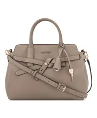 ナインウェスト レディース バッグ Nine West Lille Triple Compartment Satchel Bag Dark Mushroomのサムネイル