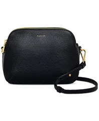 ラドリー ロンドン レディース バッグ レース レザー Radley London Dukes Place Medium Leather Ziptop Crossbody Bag Black ブラック