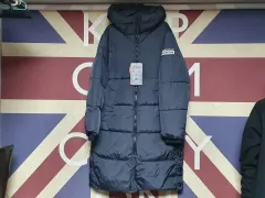 フェレジン FRJ ダウンジャケット ロング丈 フード ダック ダウン アウター M 95 ネイビー