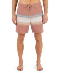Hurley Men's Swimwear Shorts - Hurley Men's Phantom Naturals Tailgate Boardshorts Brushfire