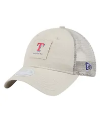 ニューエラ レディース アクセサリー 帽子 New Era Womens Light Beige Texas Rangersquare Stitch 9TWENTY Adjustable Hat Light Beige ベージュ