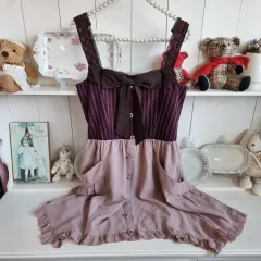 axes femme(エクシー 팜) ストライプ コルセット ムード ONE PIECE