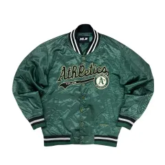 MLB オークランド ナイロン ベースボール ジャケット (95)