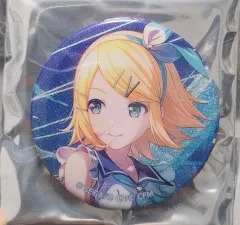 プロジェクトセカイ プロジェクトセカイ カラフルステージ！ レオニᶜʰᵃʳᵃᶜᵗᵉʳ 린ᶜʰᵃʳᵃᶜᵗᵉʳ グリッター 缶バッジ 32C 開花後