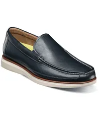 フローシャイム メンズ シューズ スリッポン・ローファー Florsheimens Tropics Moc Toe Venetian Loafer Navy ネイビー
