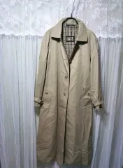 DAKS ダックス ベージュ ロング トレンチ コート