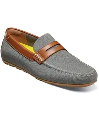 フローシャイム メンズ シューズ スリッポン・ローファー ニット Florsheimens Motor Knit Moc Toe Penny Loafer Gray multi グレー