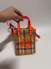 OILILY チェック ミニ クロスバッグ