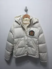 ポロ ラルフローレン アイボリー ダウン XS きれい 色移り なし