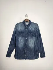 XL トミーヒルフィガー デニム ウェスタン シャツ