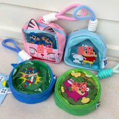 クレヨンしんちゃん 結びリボン ポーチ バッグ キーホルダー (アクションション)