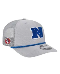 ニューエラ メンズ アクセサリー 帽子 New Era Mens Gray San Francisco 49ers 2025 Pro Bowl 9SEVENTY StretchSnap Hat Gray グレー