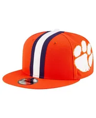 ニューエラ メンズ アクセサリー 帽子 New Era Mens Orange Clemson Tigers Helmet 9FIFTY Snapback Hat Orange オレンジ
