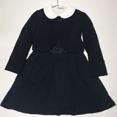 CHOPIN deux ブラウス 濃紺 120 フォーマル セットアップ Marin d'enfant 3点セット