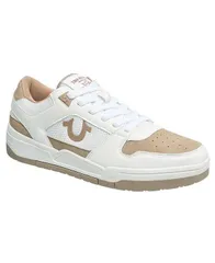 トゥルーレリジョン レディース シューズ スニーカー True Religion Mens Travis Court Sneaker Whitetan ホワイト