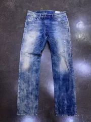 DIESEL ディーゼル ダーレン ヴィンテージ ウォッシュ Regular スリム テーパードフィット デニムパンツ 32