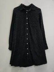 ヴィンテージ 森ガール コージー フランネル チェック シャツ ONE PIECE コットン F