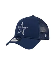 ニューエラ メンズ アクセサリー 帽子 New Era Mens Navy Dallas Cowboys Main AFrame Trucker 9FORTY Adjustable Hat Navy ネイビー