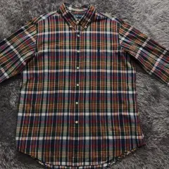 XL ポロ (POLO) ラルフローレン CHECK 長袖 シャツ @173