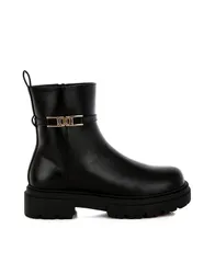 ロンドンラグ レディース シューズ ブーツ・レインブーツ アンクル ブーツ London Rag Corsac Buckle Belt Ankle Boots Black ブラック