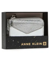 アンクライン レディース アクセサリー 財布 Anne Klein 2 Piecenvelope Flap Curved Wallet with Rhinestonesilver シルバーのサムネイル