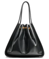 ダナ キャラン ニューヨーク レディース バッグ Donna Karanew York Plainview Chain Drawstring Tote Bag BlackGold ブラックのサムネイル