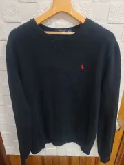 送料込み)ポロ ラルフローレン ダークネイビー スウェットTシャツ