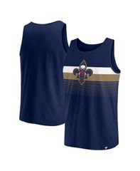 Fanatics Mens Tops Tanktop Fanatics Mens New Orleans Pelicans Wild Game Tank Top Navy 네이비
