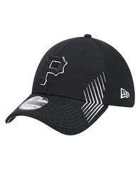 ニューエラ メンズ アクセサリー 帽子 New Era Mens Black Pittsburgh Pirates Active Dash Mark 39THIRTY Flex Hat Black ブラック