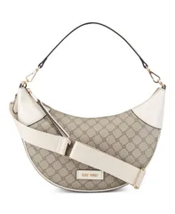 ナインウェスト レディース バッグ Nine West Byron Medium Hobo Bag Beige logo milk ベージュのサムネイル