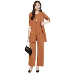 【人気商品】フォーマル セット 3点 パンツ レディース スーツ レッドレイ