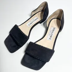 NEBULONI E. ネブローニ ステッチ スクエアトゥ サンダル 36 1/2