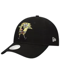 ニューエラ レディース アクセサリー 帽子 パンツ New Era Womens Black SpongeBob SquarePants 9TWENTY Adjustable Hat Black ブラック