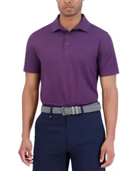 ベンシャーマン メンズ トップス ポロシャツ Ben Sherman Solid Tech Pique Sports Fit Polo Plum プラムのサムネイル