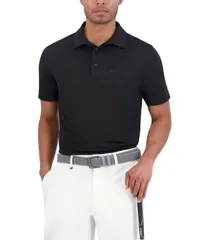 ベンシャーマン メンズ トップス ポロシャツ Ben Sherman Solid Tech Pique Sports Fit Polo Black ブラックのサムネイル